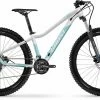 Ghost Lanao Youth Pearl White Crystal / Blue Green VTT Semi-rigide Femme