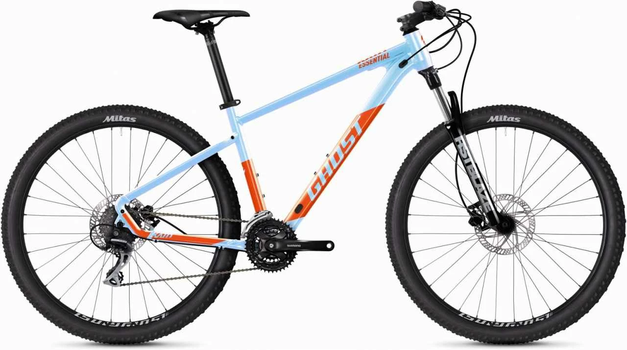 Ghost Kato Essential 27.5 AL Baby Blue Pearl / Dark Orange Glossy VTT Semi-rigide 1 Ghost Kato Essential 27.5 AL Baby Blue Pearl / Dark Orange Glossy VTT Semi-rigide